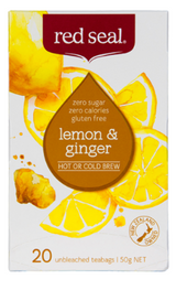 Red Seal Lemon & Ginger Tea Bags 20pk