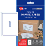 Avery Label L7175 Shipping A6 105x148mm 1up 25 Sheets - Cafe Supply