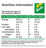 Sprite Natural Flavour Soft Drink 2.25l