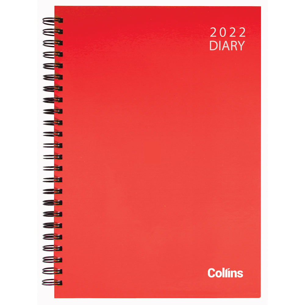 Collins Diary A51 Vivid Wiro Hardcover Even Year