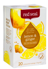 Red Seal Lemon & Ginger Tea Bags 20pk