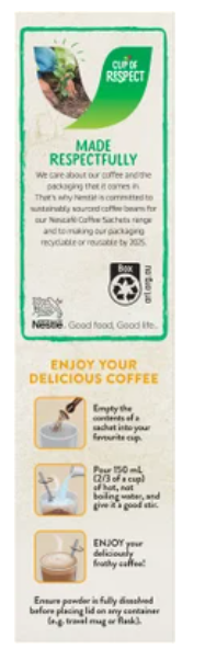 Nescafe Caramel Latte Coffee Sachets 10pk