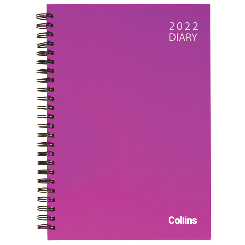 Collins Diary A51 Vivid Wiro Hardcover Even Year