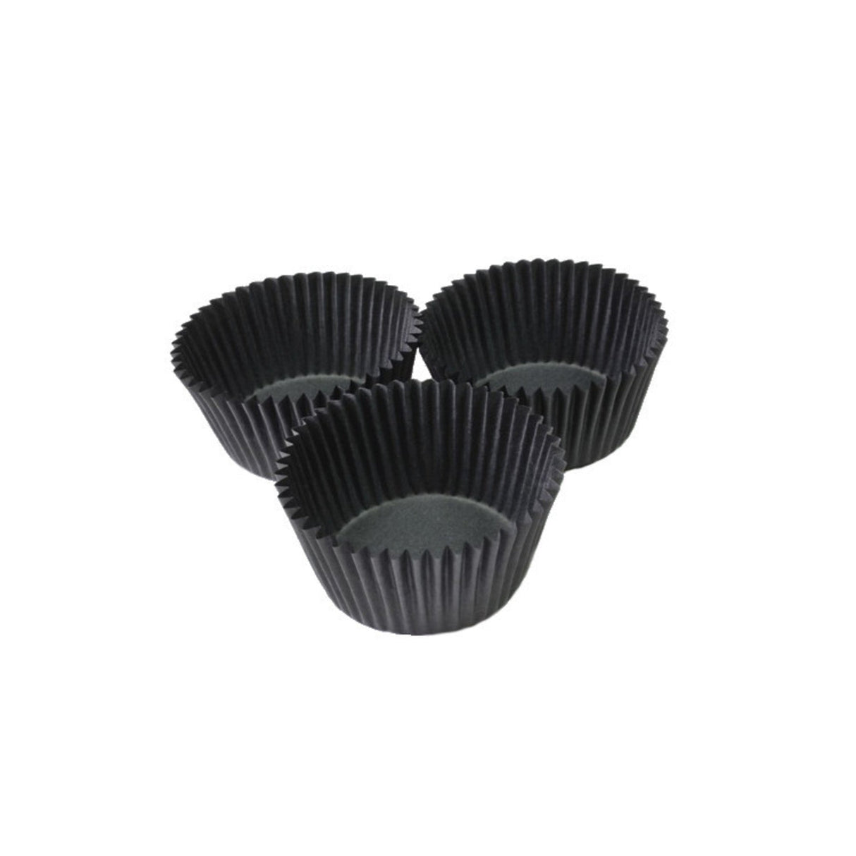 Cupcake Paper Cases Black 44x30mm height (500)