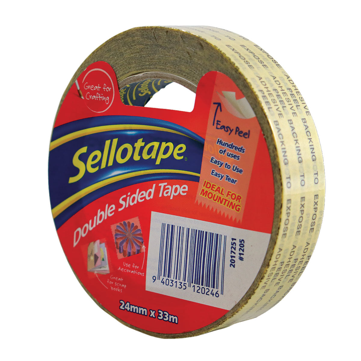 Sellotape 1205 Double-Sided Tape 24x33m