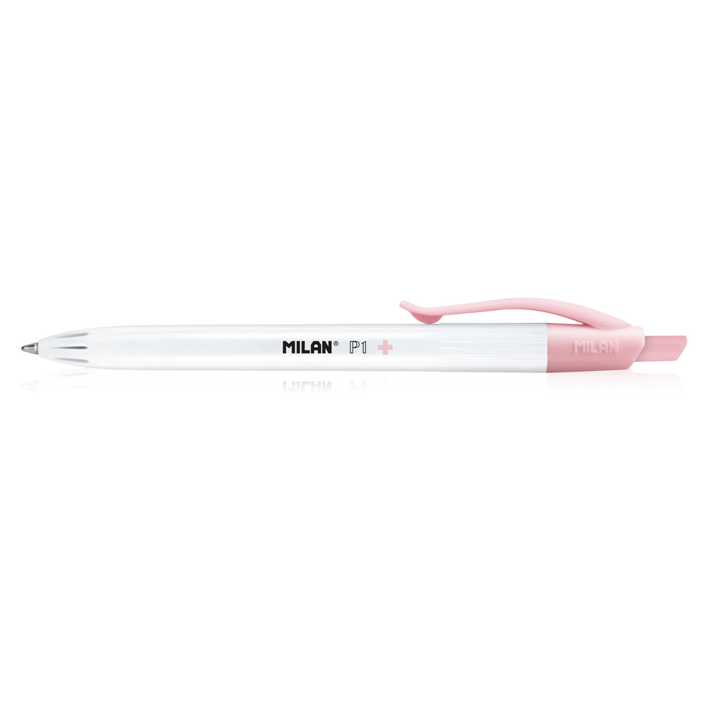 Milan Anti-Bacterial P1+ Ball Point Pen Assorted Pack 3