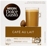 Nescafe Dolce Gusto Cafe Au Lait Coffee Capsules 16pk