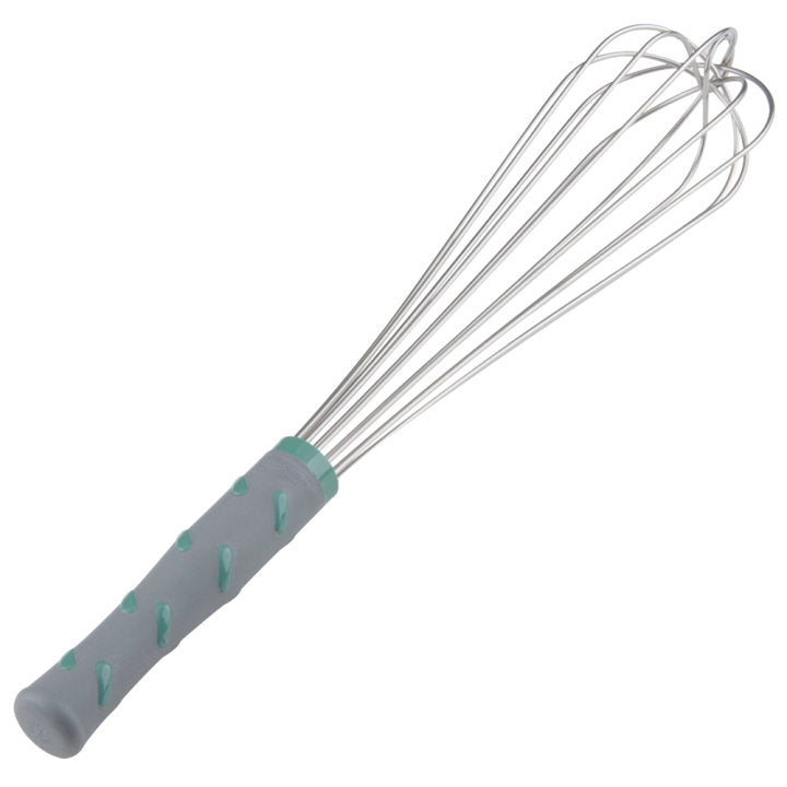 18-inch stainless steel French whip with nylon handle