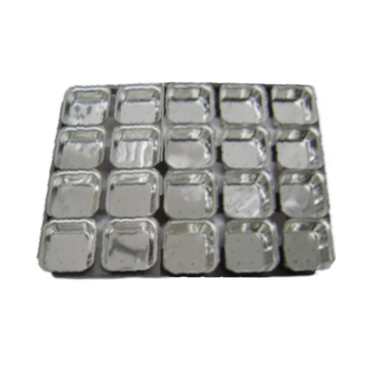 Palletized Pie Tins, (20) Square 108x27mm, Tray size 600x460mm