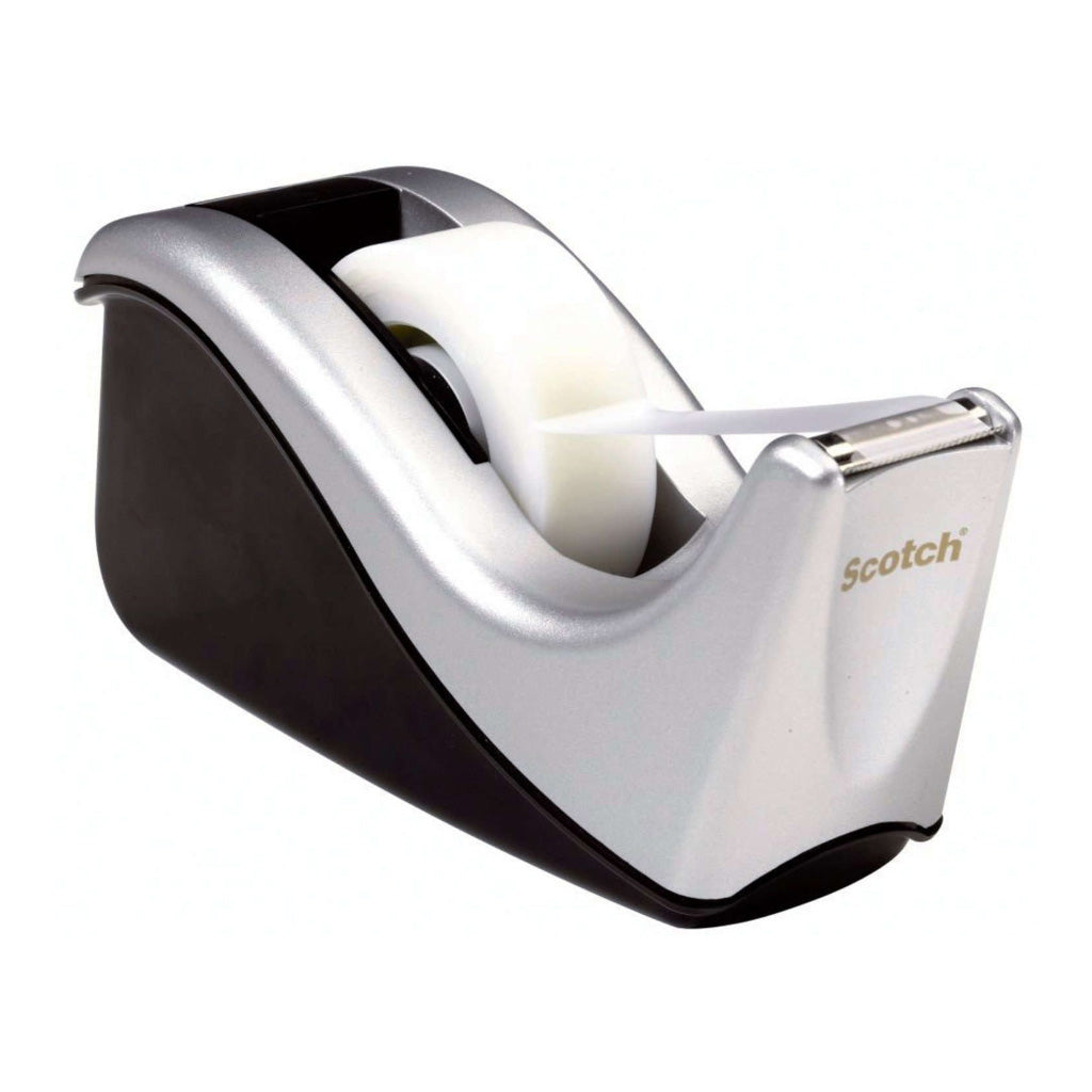 Scotch C60-ST Tape Dispenser Silver/Black