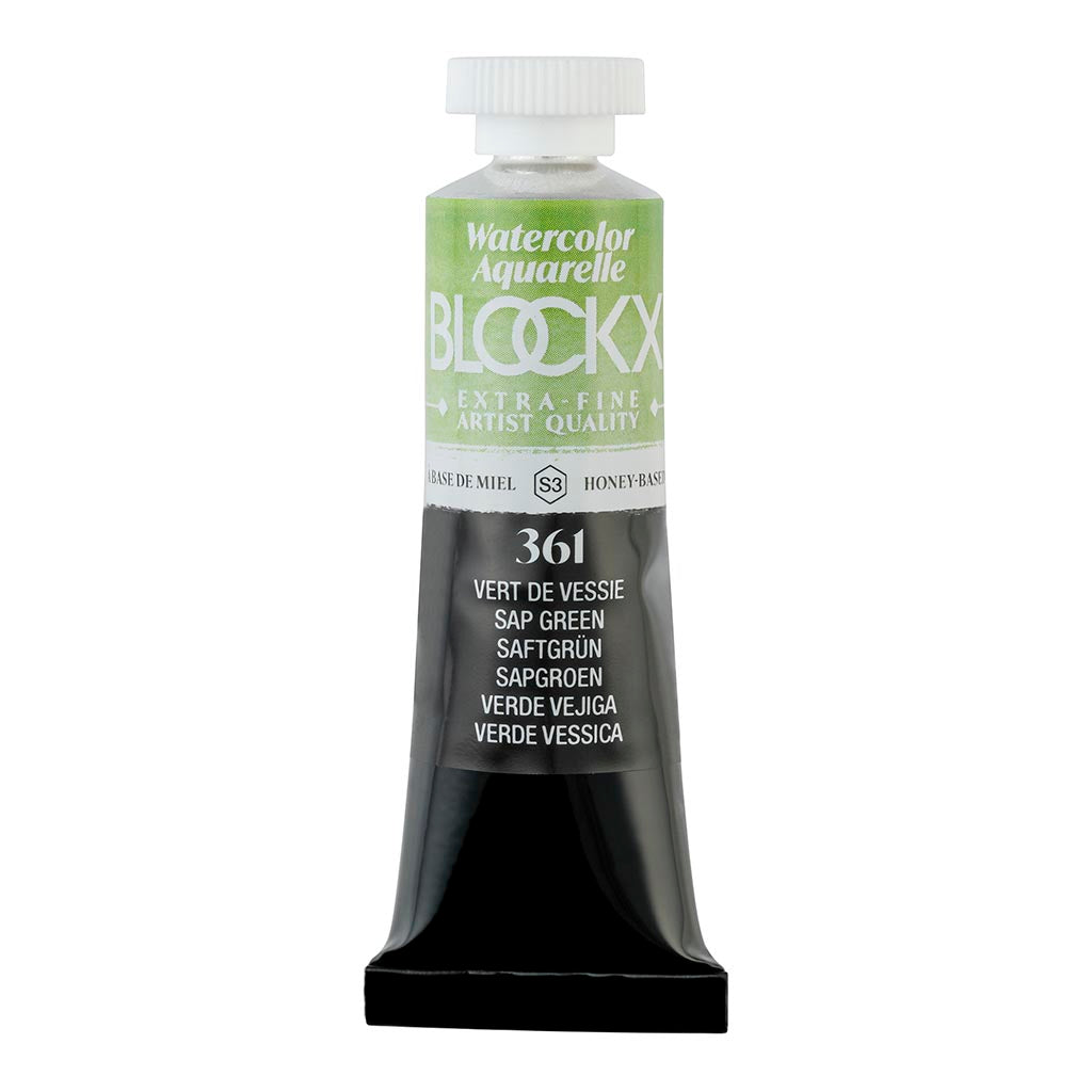 BLOCKX Watercolour Tube 15ml S3 361 Sap Green