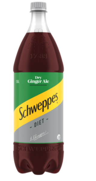 Schweppes Diet Dry Ginger Ale 1.5l