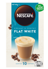 Nescafe Flat White Coffee Sachets 10pk