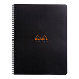 Rhodia Classic Notebook Spiral A4+ Grid Black