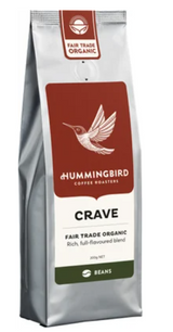 Hummingbird Crave Fair Trade Organic Fresh Whole Beans Coffee 200g