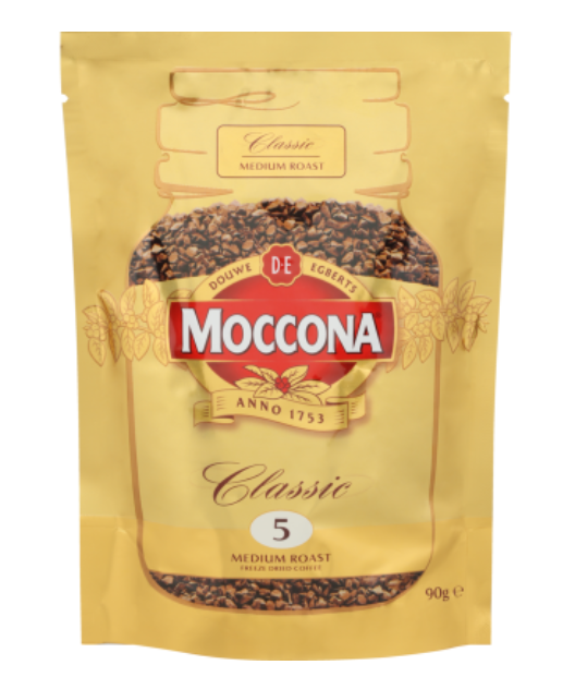 Moccona Classic Medium Roast Instant Freeze Dried Coffee Refill 90g