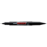 Uni Prockey Marker Dual Tip 0.4/0.9mm Black PM-120 - Cafe Supply