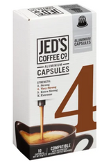 Jed's Coffee Co. #4 Very Strong Coffee Capsules 10pk