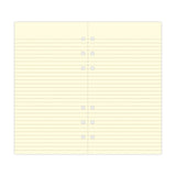 Filofax Personal Cream Lined Notepaper Refill - Cafe Supply