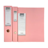 Ledah Pastels Binder Pink A4 Lever Arch - Cafe Supply