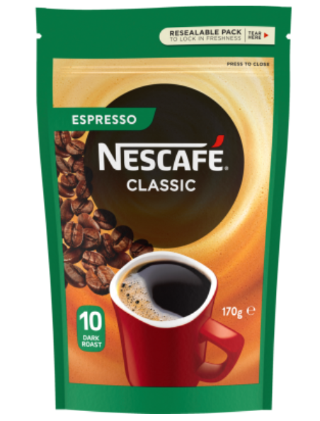 Nescafe Classic Espresso Instant Coffee 170g