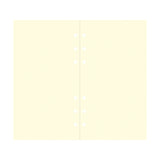 Filofax Personal Cream Plain Notepaper Refill - Cafe Supply