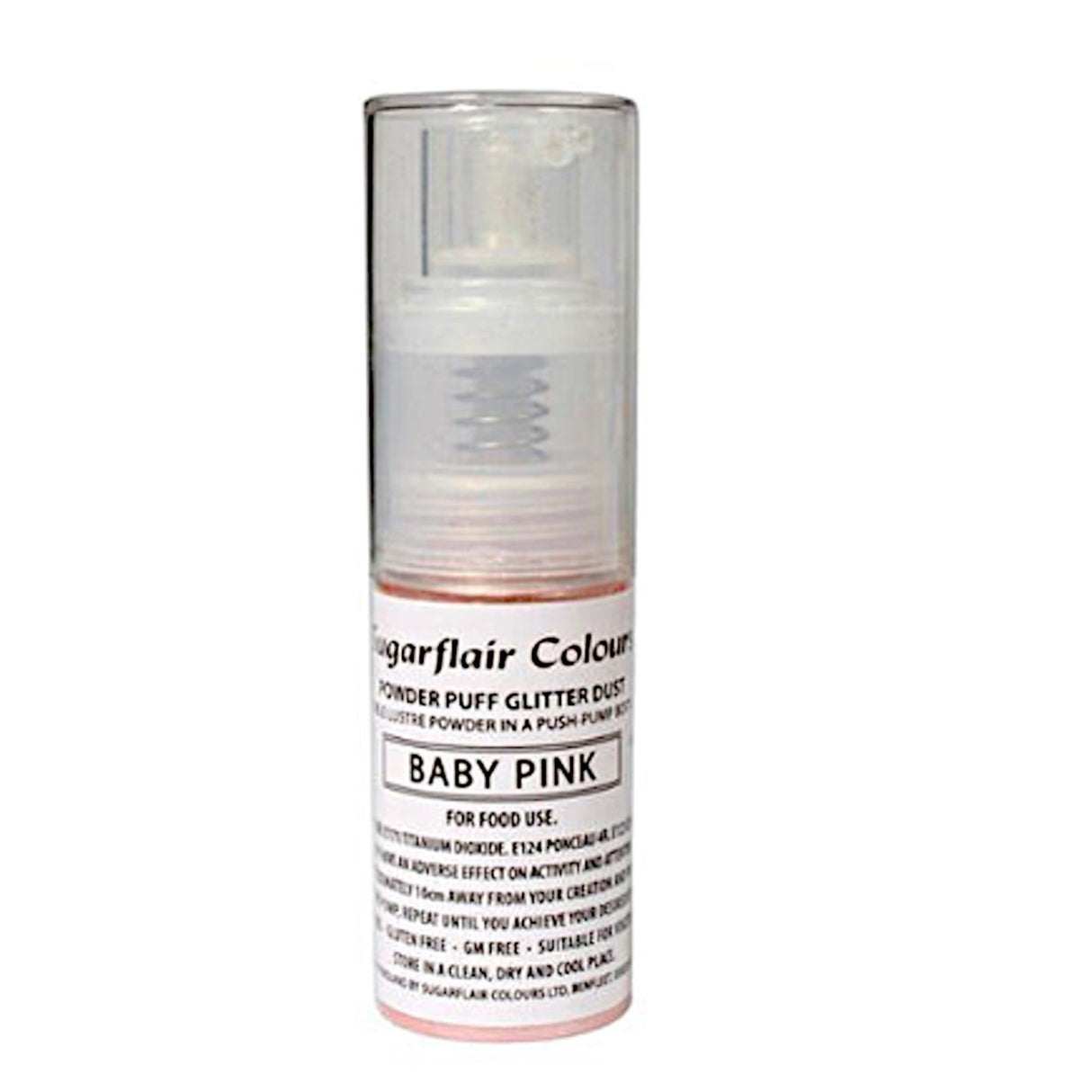 Sugarflair Edible Baby Pink Lustre (Pump) 10gm