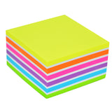 Stick'n Note Cube 76x76mm 400 Sheets Neon Pastel Mix