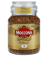 Moccona Classic Medium Roast Instant Freeze Dried Coffee Jar 100g