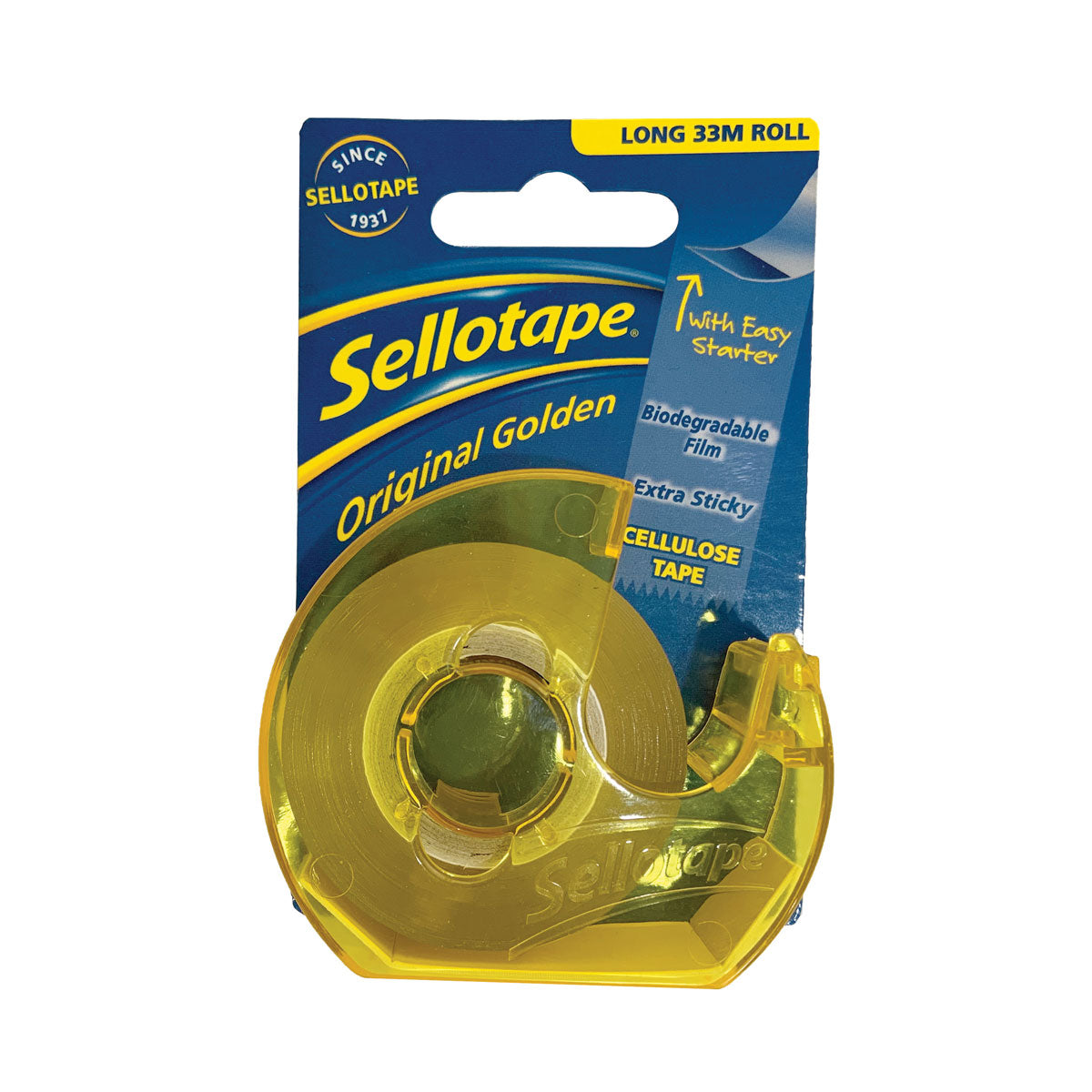 Sellotape 3272 Cellulose Tape On Dispenser 18mmx33m