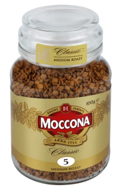 Moccona Classic Medium Roast Instant Freeze Dried Coffee Jar 100g