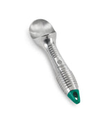 2 ½-ounce aluminum ice cream scoop with green end