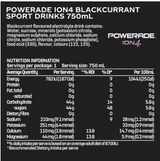 Powerade ION4 Blackcurrant Sports Drink 750ml