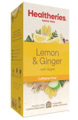 Healtheries Lemon & Ginger With Apple Tea Bags 20pk