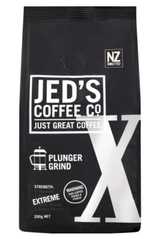 Jed's Coffee Co. X Extreme Strength Plunger Grind Coffee 200g