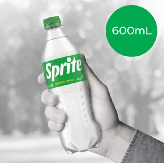 Sprite Natural Flavour Soft Drink 600ml