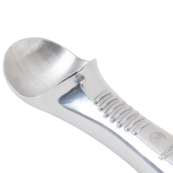 2-ounce aluminum ice cream scoop with gold end