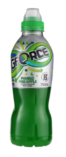 G-Force Mango Pineapple Vitamin Enriched Fruit Drink 750ml