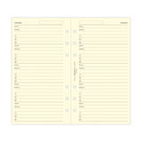 Filofax Personal Name/Address/Phone Refill - Cafe Supply