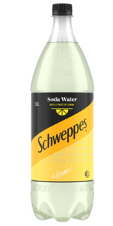 Schweppes Soda Water With A Twist Of Lemon 1.5l