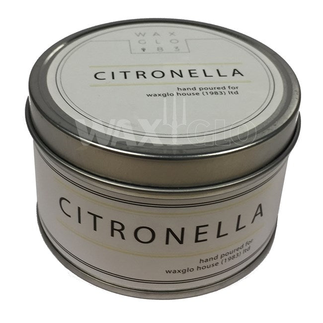 80 x 50mm Wax Filled Tin - Citronella & Fresh Lemons