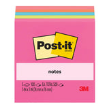 Post-it Notes 654-5AN 76x76mm Poptimistic (Cape Town), Pack of 5