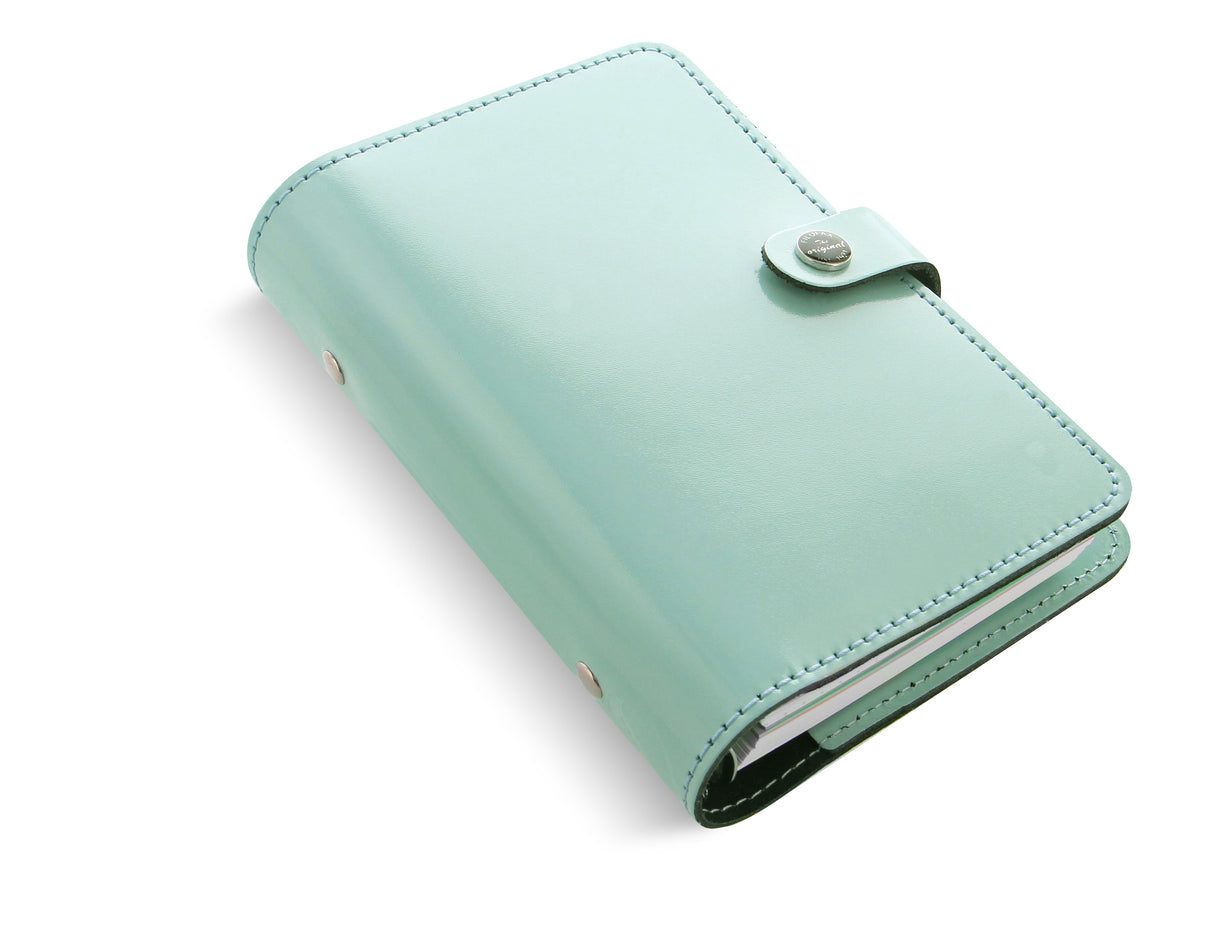 Filofax Organiser Personal Leather Duck Egg - Cafe Supply