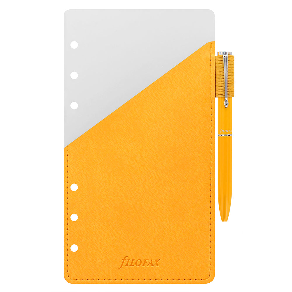 Filofax Organiser Personal Pen Holder Yellow