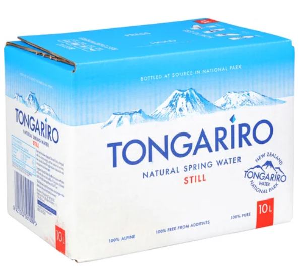 Tongariro Natural Spring Water 10l