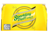 Schweppes Sparkling Duet Lemon Soft Drink Cans 6 x 330ml