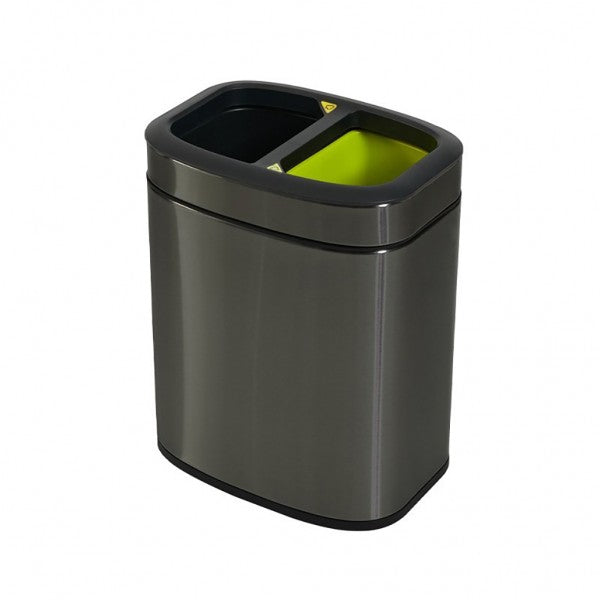 10L Rectangular Titanium Recycling Bin