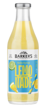 Barker's Citrus Lemonade Soda Syrup 710ml