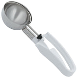 4 7/10-ounce disher with white squeeze handle