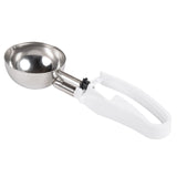 4 7/10-ounce disher with white squeeze handle